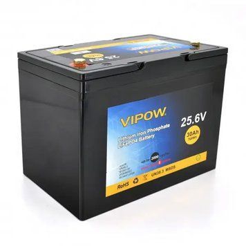 Аккумуляторная батарея Vipow LiFePO4 25.6V 30Ah