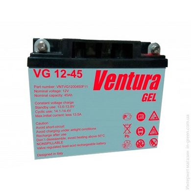 Гелевий акумулятор VENTURA VG 12-45 GEL