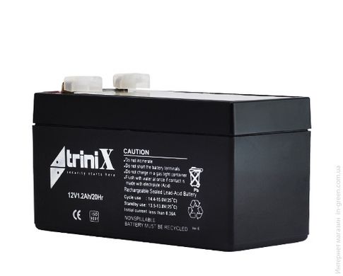Аккумуляторная батарея TRINIX 12V 1.2Ah