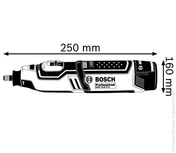 Аккумуляторный многофункциональный инструмент Bosch GRO 12V-35 SOLO (06019C5000)