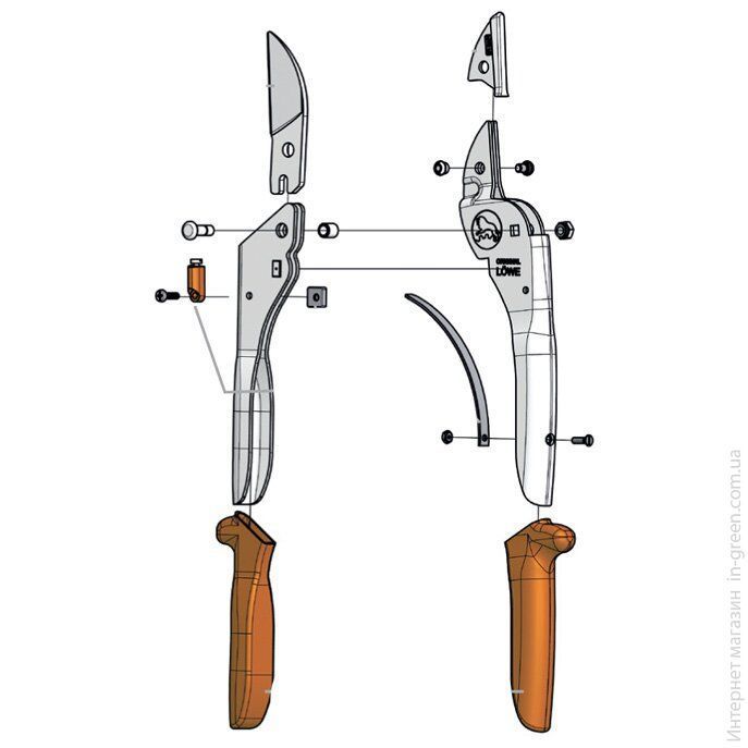 Секатор LOWE 1.104