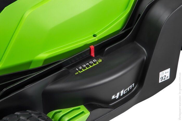 Газонокосилка аккумуляторная Greenworks G40LM41K2 с АКБ 2 Ah и ЗУ