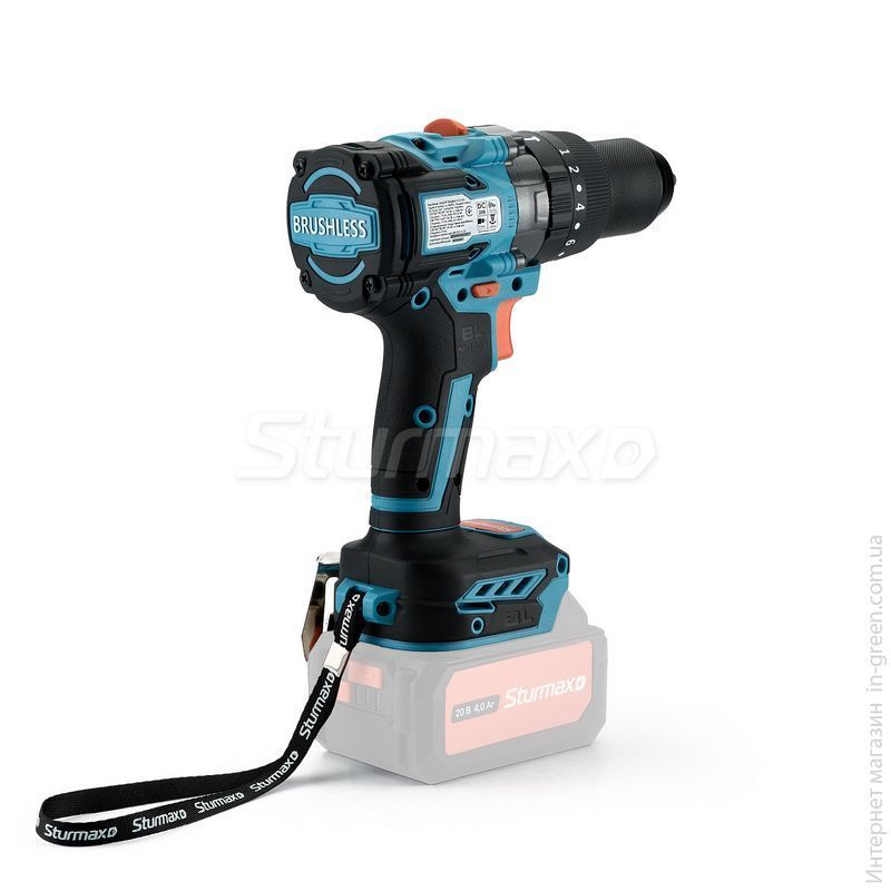 Аккумуляторный шуруповерт Sturmax CDM3203CRP