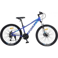 Велосипед FORTE FIGHTER (127408) алюм. рама 13", синій, колеса 26"