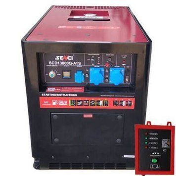 Генератор дизельний SENCI SCD 13000 Q ATS