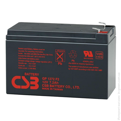 Аккумуляторная батарея CSB GPL1272F2
