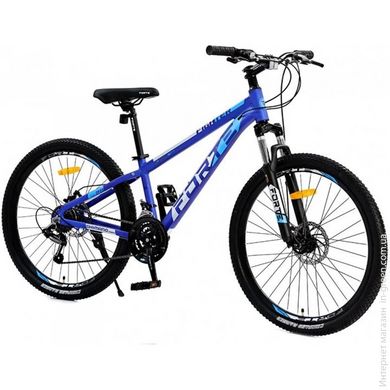 Велосипед FORTE FIGHTER (127408) алюм. рама 13", синий, колеса 26"