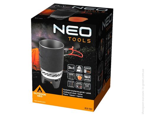 Набір посуду туристичного Neo Tools 63-151
