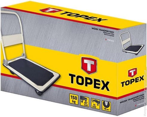 Тележка грузовая TOPEX 79R301 до 150 кг, 72x47х82 см, 8,9 кг.
