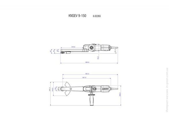 Шлифовальная машина METABO KNSE 9-150 Set