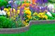 Декоративний бордюр для саду MultyHome 107390 9х2х120 см, сірий, "кирпичи" Фото 2 з 2