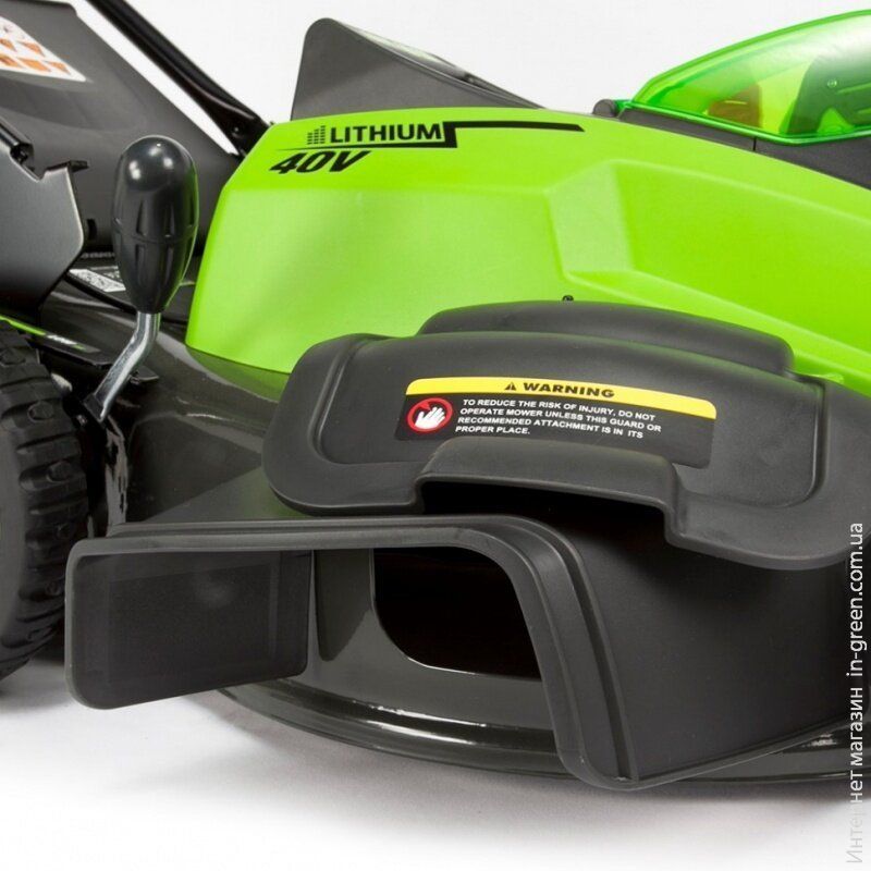 Газонокосилка аккумуляторная Greenworks G40LM45K4 с АКБ 4 Ah и ЗУ