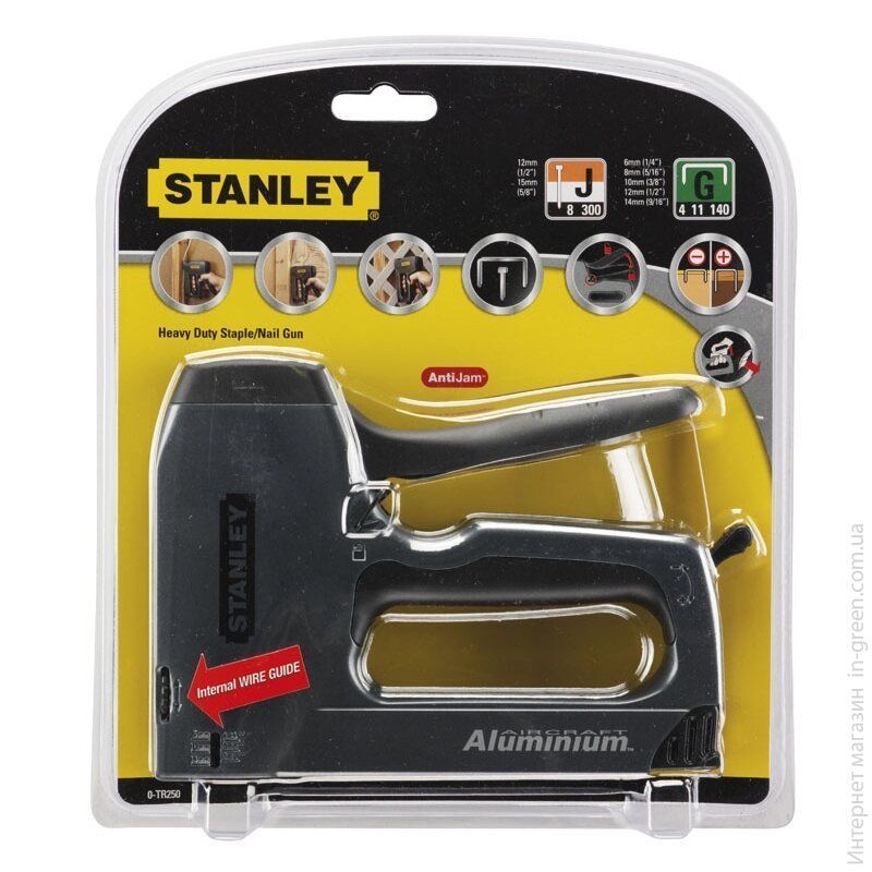 Степлер Stanley Heavy Duty H/L с регулировкой силы удара для скоб типа G 6-TR250