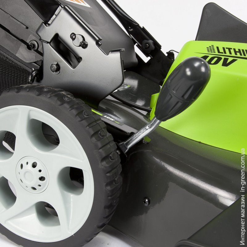 Газонокосилка аккумуляторная Greenworks G40LM45K4 с АКБ 4 Ah и ЗУ