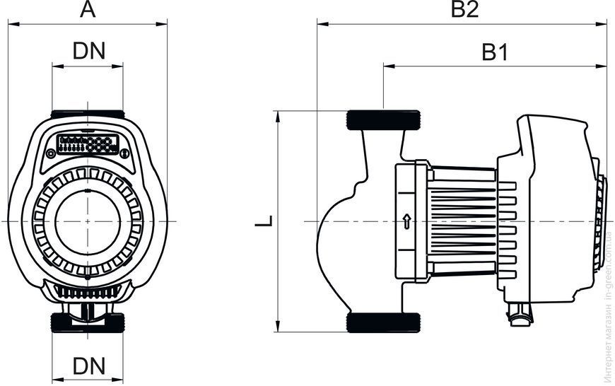 Циркуляционный насос Насосы+Оборудование 32-8SM-180 Ecomax 4823072208510