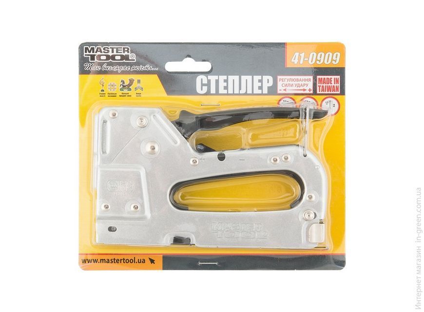 Степлер рессорный 3-В-1 MASTERTOOL 41-0909