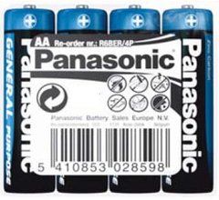 Батарейка Panasonic GENERAL PURPOSE R6 TRAY 4 ZINK-CARBON