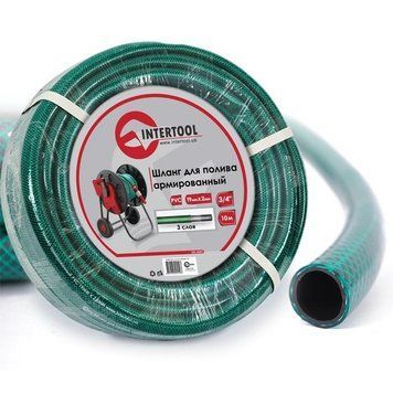 Шланг для полива 3-х слойный 3/4 INTERTOOL GE-4041