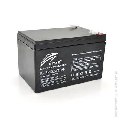 Аккумуляторная батарея RITAR LiFePO4 12,8V 12Ah Q6