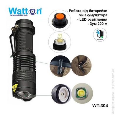 Фонарь ручной Watton WT-304