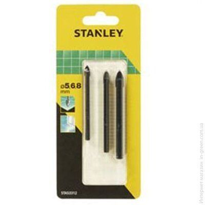 Набір свердел по плитці STANLEY STA53312