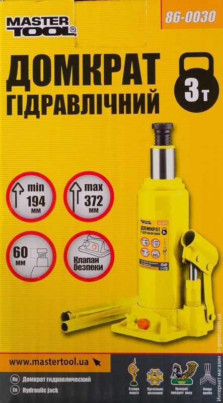 Домкрат MASTERTOOL 86-0030