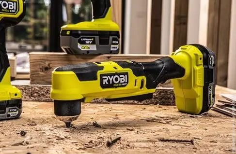 Дрель аккумуляторная угловая RYOBI RAD18C-0