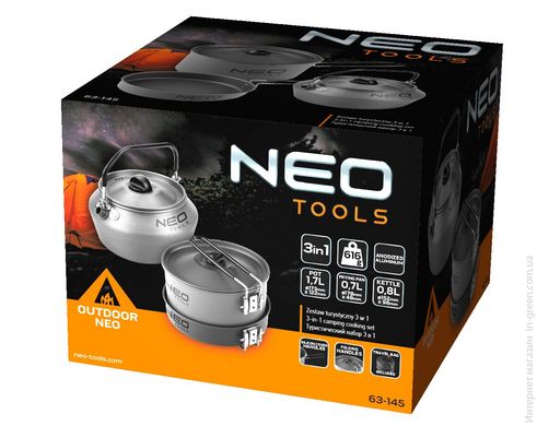 Набір туристичного посуду Neo Tools 63-145