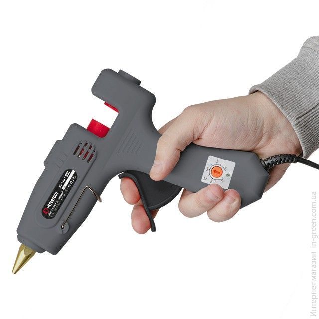 Пістолет клейовий INTERTOOL RT-1107