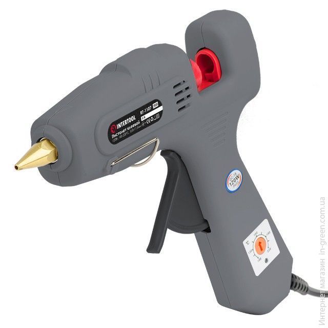 Пістолет клейовий INTERTOOL RT-1107