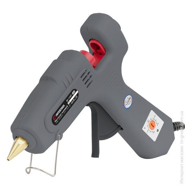 Пістолет клейовий INTERTOOL RT-1107