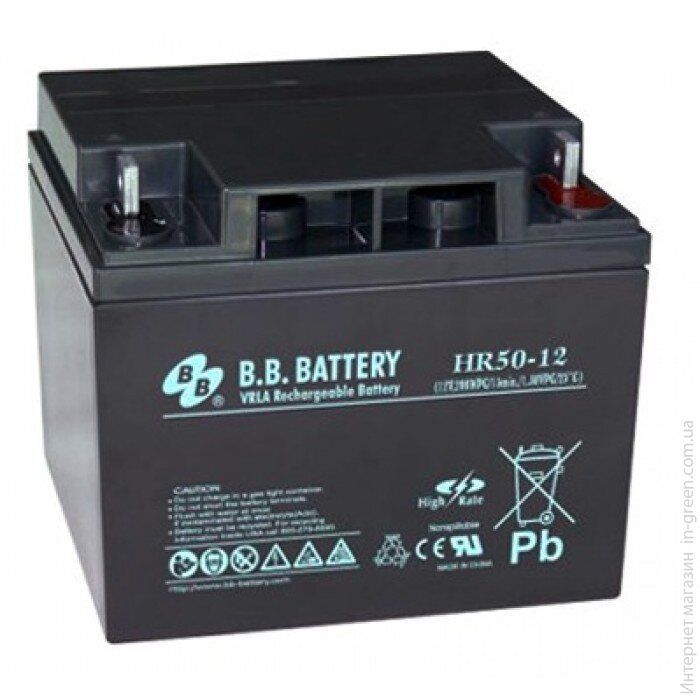 Аккумуляторная батарея B.B. BATTERY HR50-12/B2