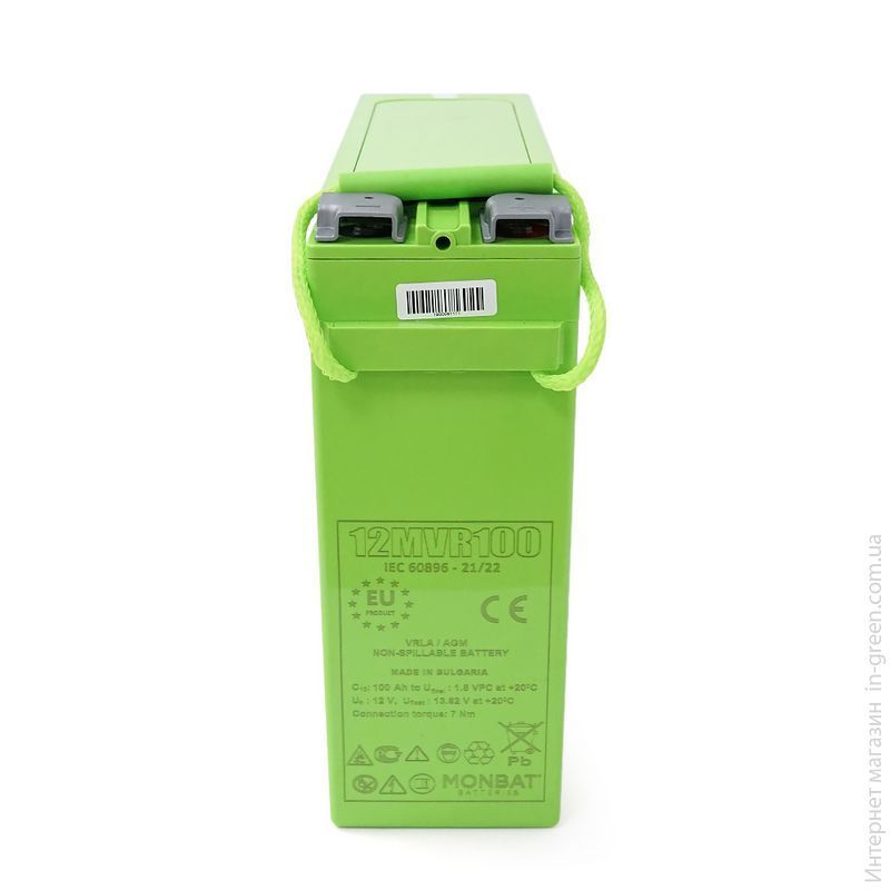Аккумуляторная батарея MONBAT FRONT TERMINAL 12MVR100 AGM 12V/100Ah
