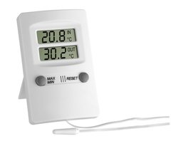 Термометр цифровий TFA, зовнішній дротовий датчик (301009)