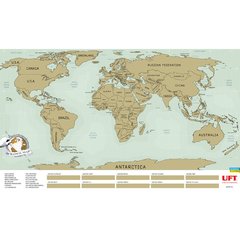 Скретч карта мира на английском языке UFT Scratch Map