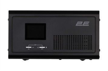 Инвертор 2E HI600, 600W, 12V - 230V, LCD, AVR, 2xSchuko + DC output