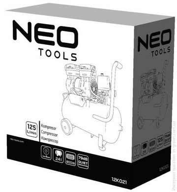 Компрессор Neo Tools 12K021, безмасляный