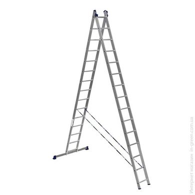 Алюминиевая двухсекционная лестница Virastar 6215