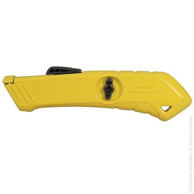 Ніж Stanley безпечний, довжина ножа 165 мм, лезо трапецевідное, ширина 18 мм. STHT0-10193