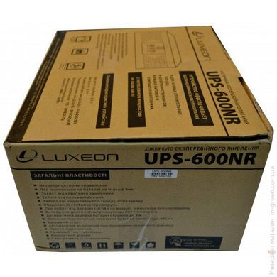 Источник бесперебойного питания (ИБП) LUXEON UPS-600NR