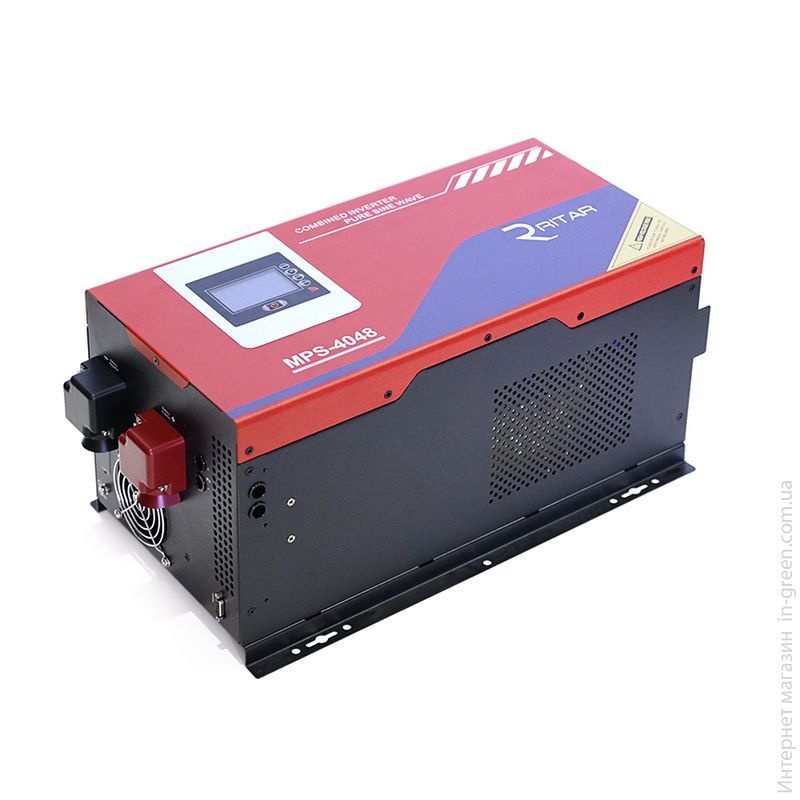 Гібридний інвертор RITAR RTSWm-MPPT-MPS-4048