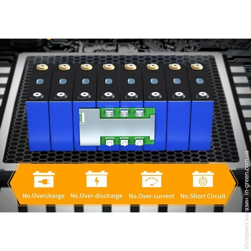 Акумуляторна батарея Power Queen LiFePO4 25.6V 100Ah 2560Wh BMS