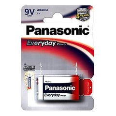 Батарейка Panasonic EVERYDAY POWER 6LF22 BLI 1 ALKALINE