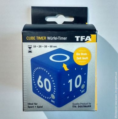 Таймер-куб цифровой TFA "CUBE-TIMER" (38203606)