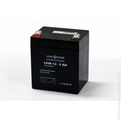 Аккумулятор кислотный LOGICPOWER LPM 12-5.0 AH