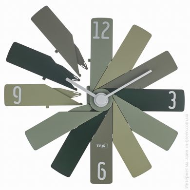 Годинник настінний TFA дизайнерський в наборі (60302006)