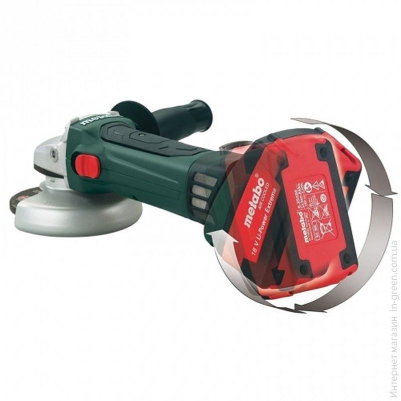 Болгарка (угловая шлифмашина) аккумуляторная METABO W 18 LTX 125 INOX -каркас