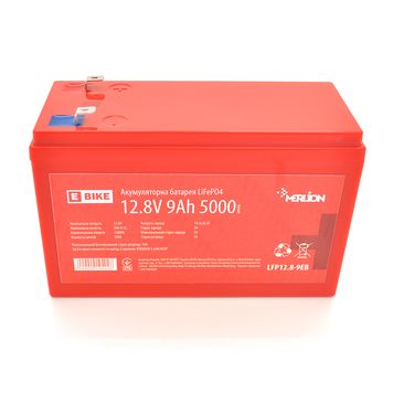 Литий-железо-фосфатный аккумулятор Merlion LiFePO4 12.8V 9AH (4S3P/BMS-10A)