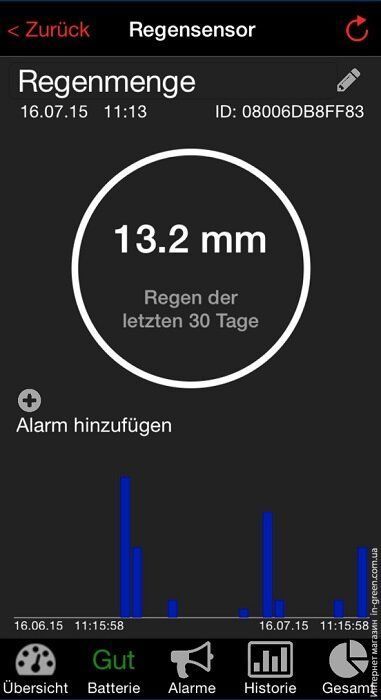 Датчик уровня осадков TFA WeatherHub