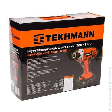 Шуруповерт акумуляторный Tekhmann TCS-18 HD